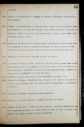 Página 045 - 12/02/1779 a 22/04/1779