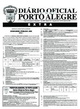 DOPA edição extra Nº 3.391 de 03/11/2008