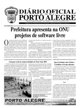 DOPA edição Nº 2.177 de 12/12/2003